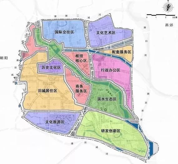 参赛单位在主办方提供的北京城市副中心 155 平方公里范围